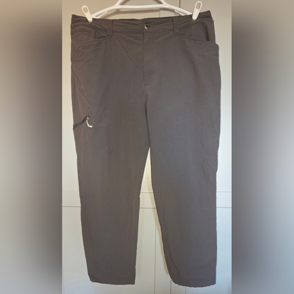 Patagonia Quandary Pants Mens 40 Gray Hiking Travel Lightweight Stretch